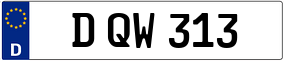 Truck License Plate